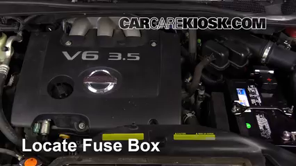 2007 Nissan Quest 3.5L V6 Fusible (moteur) Remplacement